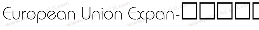 European Union Expan字体转换